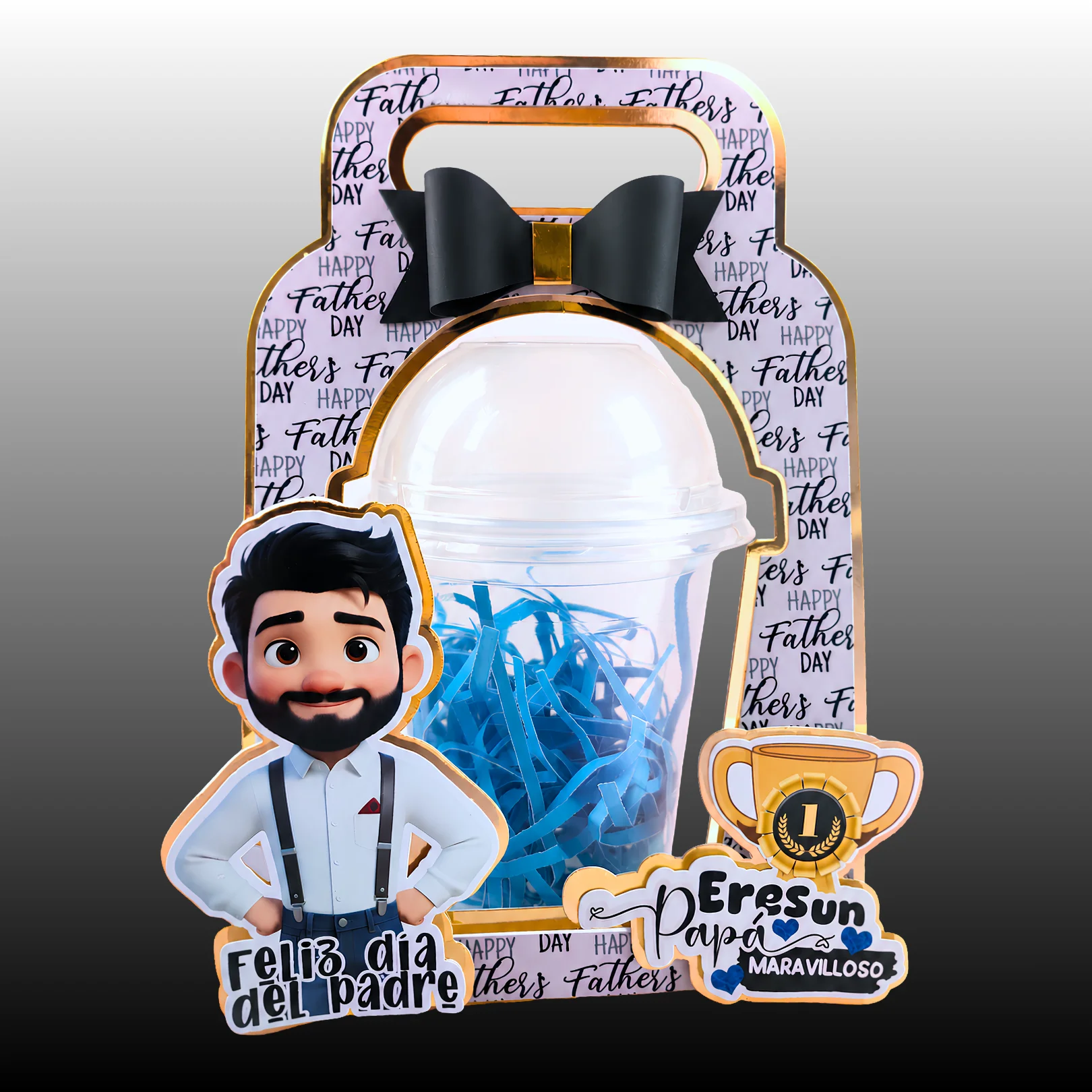 Porta lapicero decorado para papá